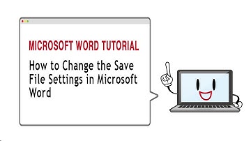 How To Change the Save File Setting in Microsoft Word 2010