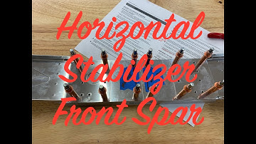 PLG S1E9 - RV-7 Horizontal Stabilizer Front Spar Assembly