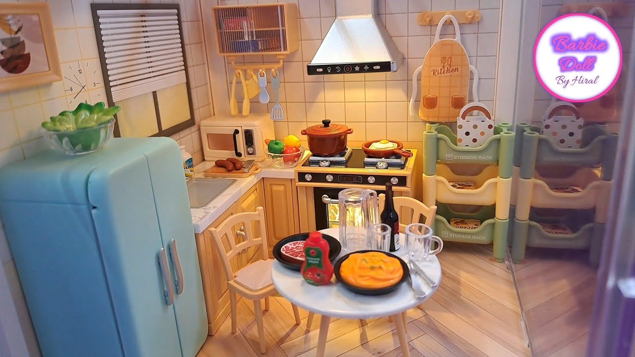 Small town in big city kitchen set unboxing | how to assemble 