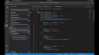 How to configure VSCODE like vim