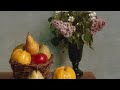 Fruits & Flowers Pt. 2 • Coffee House Jazz • Aesthetic Art Screensaver • 3h