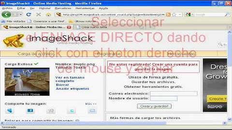 Subir Imágenes con imageshack.us y colocarlas foro.muplc.net
