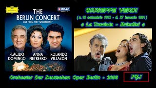 “La Traviata-Brindisi”= (Placido Domingo, Anna Netrebko & Rolando Villazón (2006) (JohnnyPS=Română)