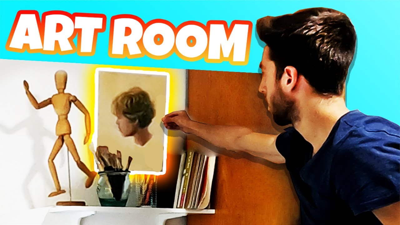 My NEW Art Room ~ Decorating and Painting! 🎨 - YouTube