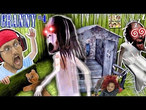 Granny Vs Bendy Vs Hello!    Neighbor Vs Fortnite Vs Fnaf Vs Roblox - granny s secret daughter i froze granny intense escape on 5th day fgteev 4 ending duration 23 28