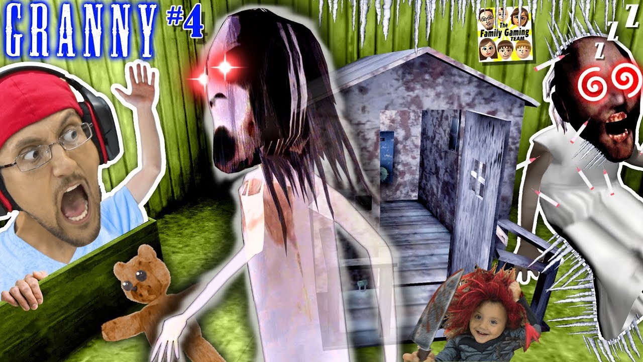 Grannys Secret Daughter I Froze Granny Intense Escape On 5th Day Fgteev 4 Ending - youtube fgteev roblox bigfoot