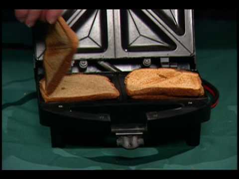 Sandwich Maker Cheese Sand & French Toast - YouTube