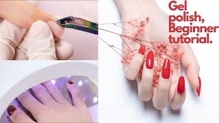 🙌How to Apply Gel polish Beginners Step by Step Guide 💅l Rosalind