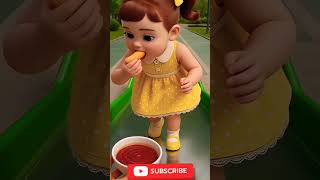 Gabby Gabby French Fries Eating