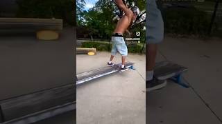 Tried to record my lil bro 🤦#shorts #skateboarding #grind