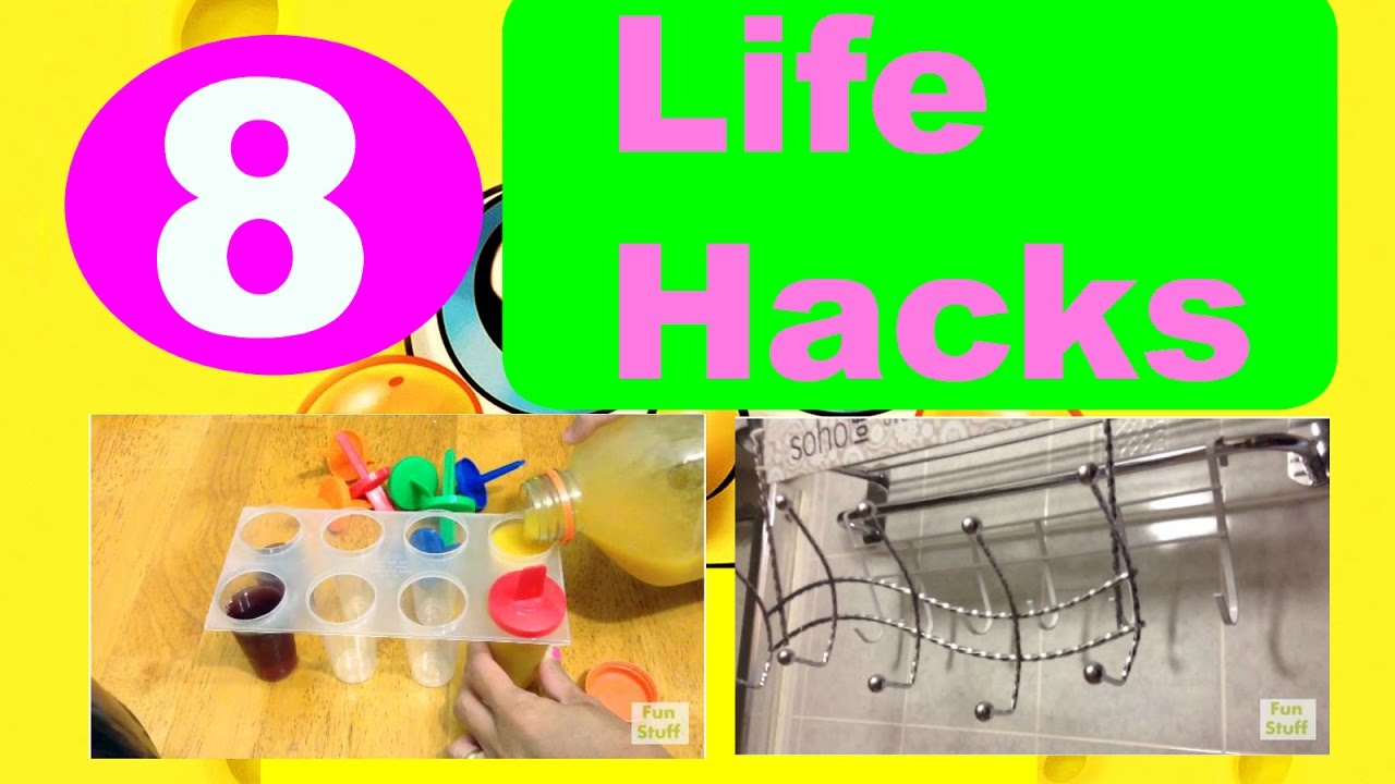 8 AWESOME LIFE HACKS That Will Make Your Life Easier & Save Money - YouTube
