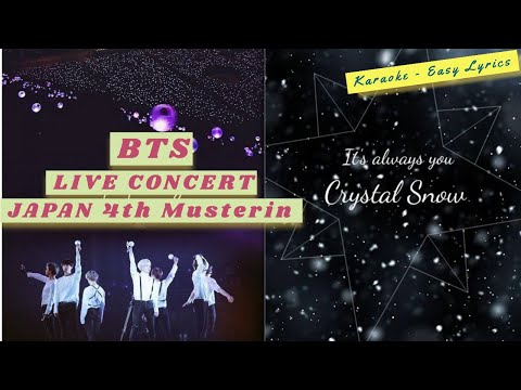 BTS 'Crystal Snow' FMV LIVE - Japan 4th Musterin // #BTSCrystalSnow with Easy Lyrics