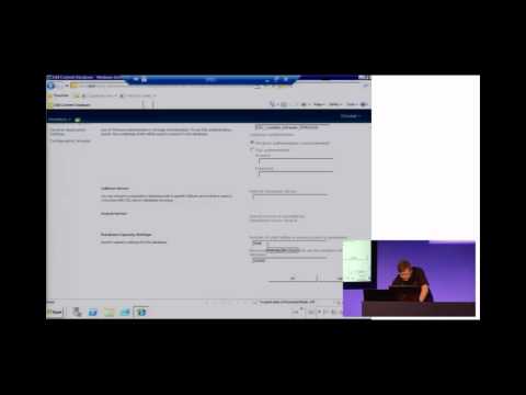 ISC Session Sample: Optimising and Maintaining SQL and SharePoint Databases