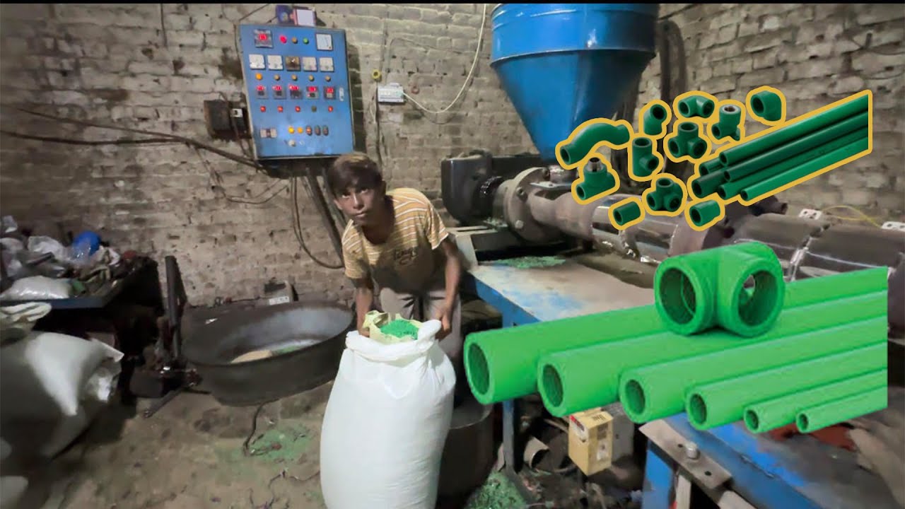 PVC Water Pipe Making Factory Process YouTube