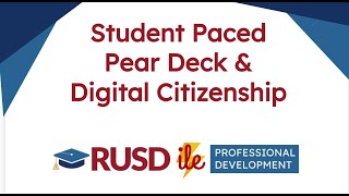 Teacher Preview of Student Paced Pear Decks
