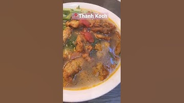 #Bún chả cá ở Thành Koch, #Berlin - Vietnamese fried fish cake #noodle soup