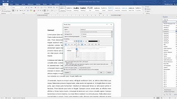 Formatting Heading 3 style for Large Dissertation (over 8000 words)