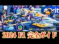 【F1】2024年F1のすべてがわかる