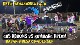 Starting To Heat Up In The Final Minutesgbs Rebons Vs Kumbang Hitam Gobak Sodor
