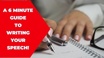 A 6 Minute Guide to Writing your Keynote Speech