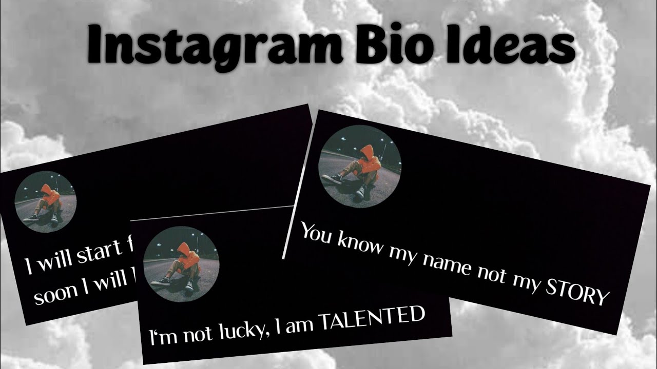 Instagram Bio Ideas For Boys