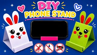 DIY paper phone stand | no glue no scissors| easy paper craft for kids| origami paper craft ideas