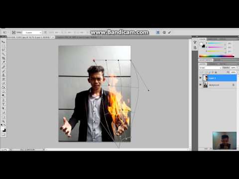 Tutorial  membuat efek api di photoshop Cs,Cs,Cs,Cs