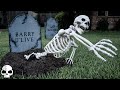 DIY Halloween Props - Graveyard Skeleton (Portable and Easy!)