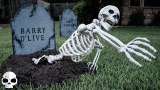 Graveyard Skeleton 💀 DIY Halloween Props