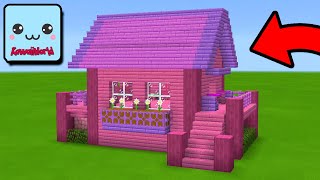 KawaiiWorld: How To Build An Easy Small PINK HOUSE Tutorial screenshot 5