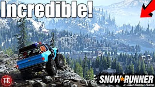 SnowRunner: THIS NEW MAP Is ABSOLUTELY BEAUTIFUL! (Could Have Been DLC!)
