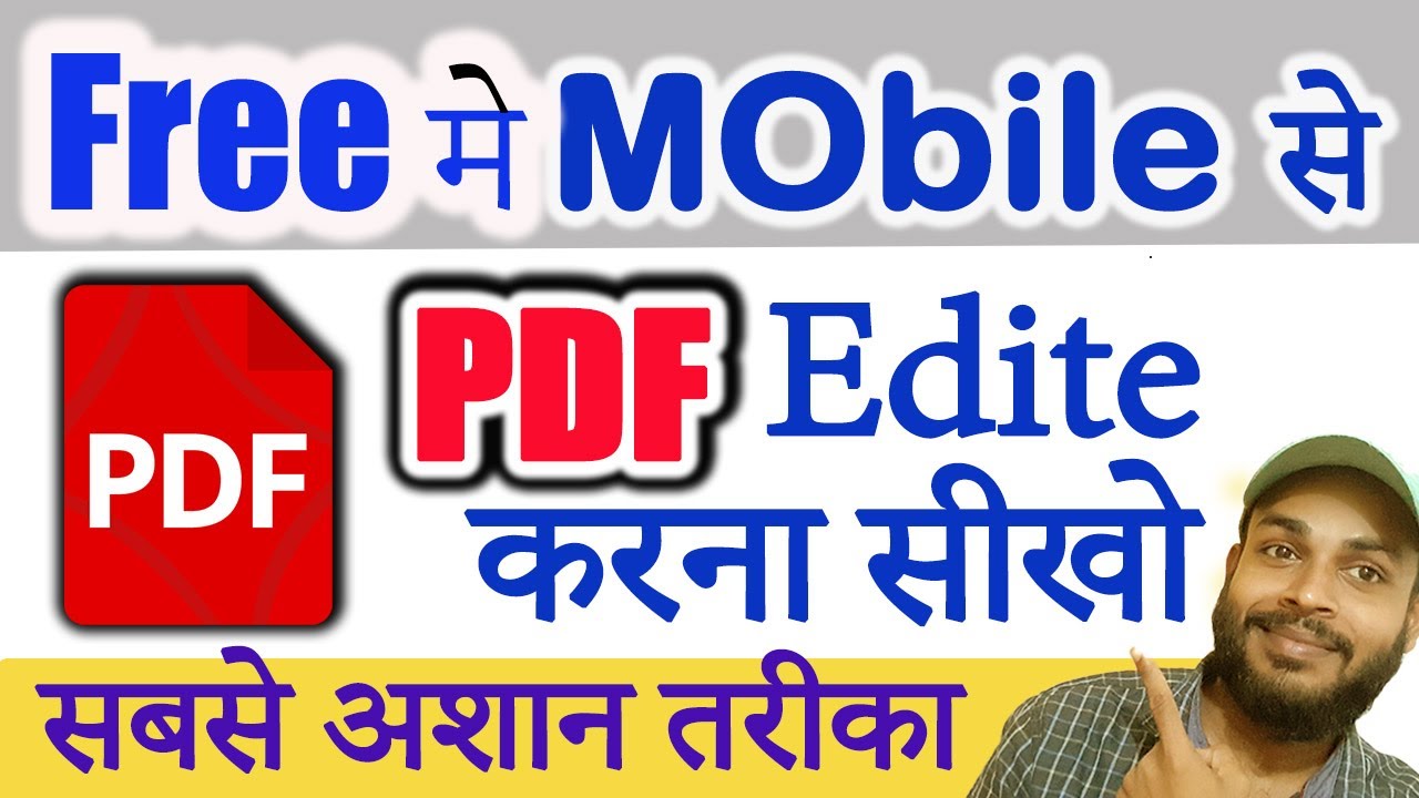 How to edit pdf file in mobile | best pdf editor for mobile | mobile se ...
