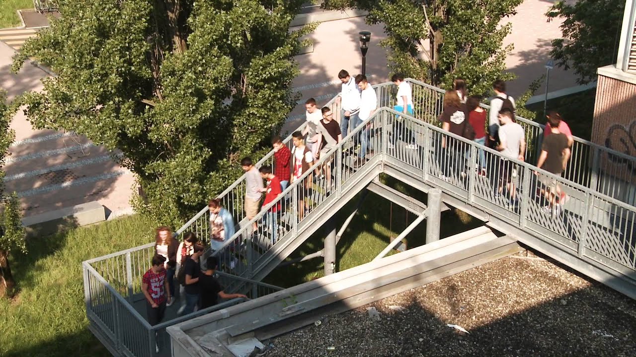 Prova di evacuazione Polo scolastico di via Makallè - Reggio Emilia