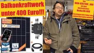 Ein Balkonkraftwerk für unter 400 Euro! Das Veska VK 800 Balkonkraftwerk