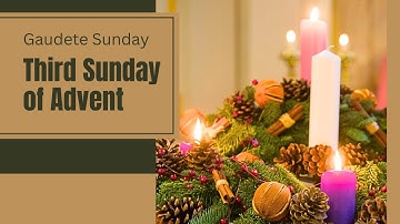 Third Sunday of Advent- 15th Dec 2024 8:30 AM - Fr. Bolmax Pereira