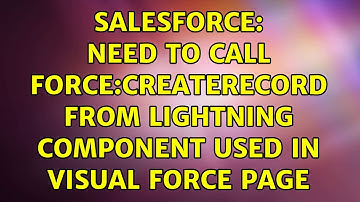 Salesforce: Need to call force:createRecord from lightning component used in visual force page