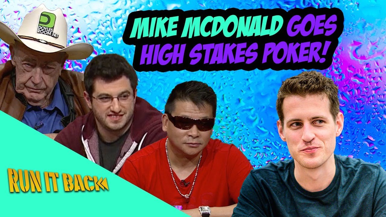 Run it Back with Mike McDonald | High Stakes Poker - YouTube