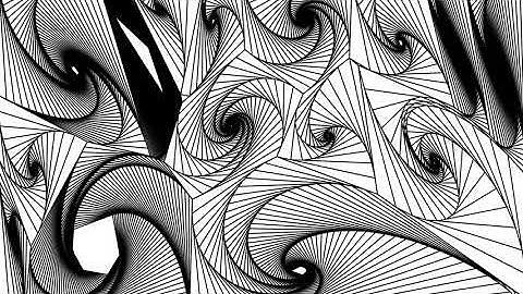 Random Polygon Shapes Vortex using voronoi diagrams