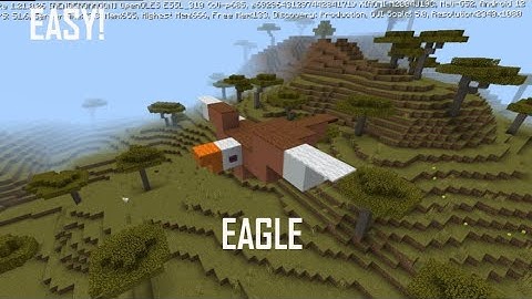 MİNECRAFT:  EAGLE  STATUE TUTORİAL