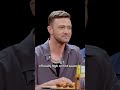 *NSYNC&#39;s reaction to every wing on Hot Ones 🔥😂