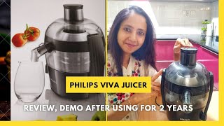 Juicer (Philips Viva Collection)  Review and Demo after using for 2 years. Is this the best juicer?