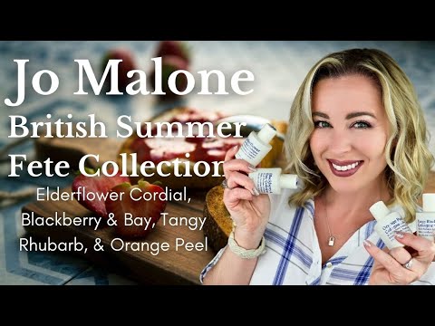 Jo Malone Great British Summer Fete Collection | Tangy Rhubarb, Elderflower Cordial, & More!