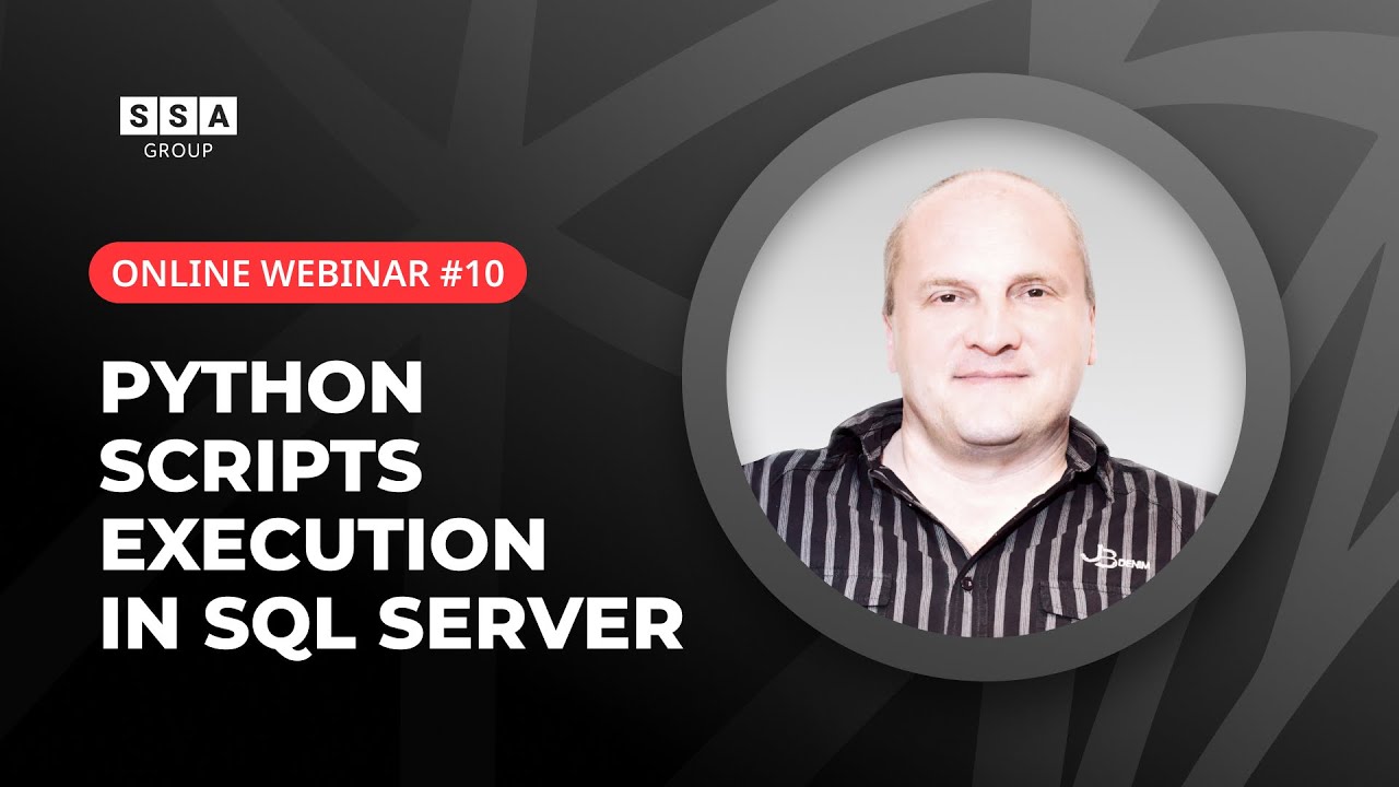 Python scripts execution in SQL Server | Webinar - YouTube