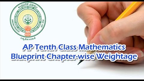 IQP// AP SSC 10th Class 2023: Mathematics Blueprint; Check Chapter-wise Weightage