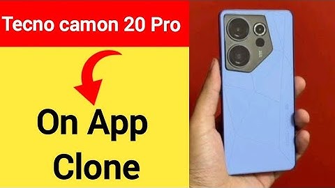 Tecno camon 20 Pro 5G me app clone kaise karen, how to use app clone tecno