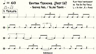 Rhythm Training (Part 26) Swing Feel / Eighth, Sixteenth,Triplets