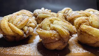 أفضل طريقة سينابون للشيف Richard Bertinet / The best Cinnamon Buns way by chef Richard Bertinet