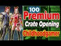 100+Premium Crate Opening With Skeletal M16A4🔥Premium Crate Opening With Childhoodgamer🔥PUBGMOBILE