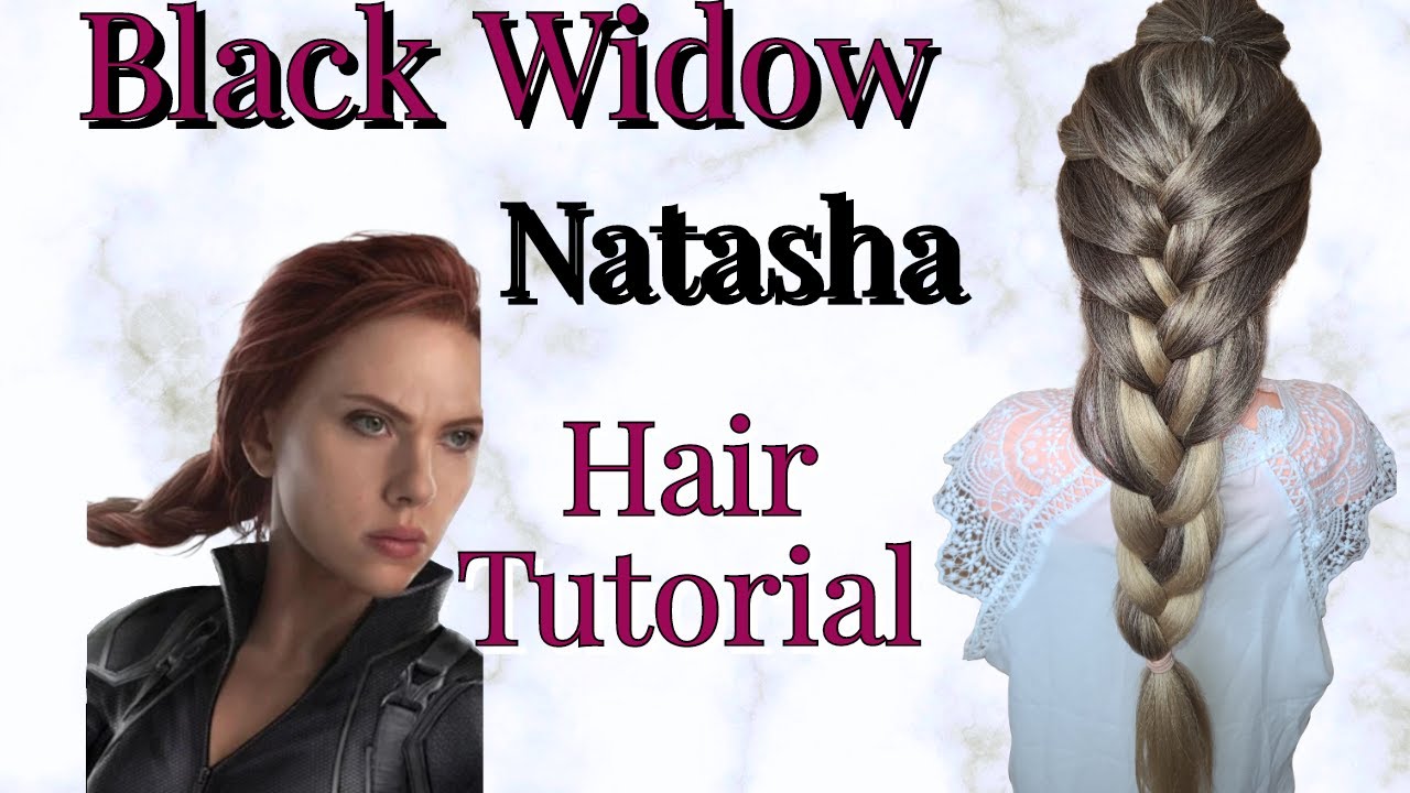 YELENA HAIR TUTORIAL l Black Widow Movie 2021 | EASY BRAID hairstyle -  YouTube