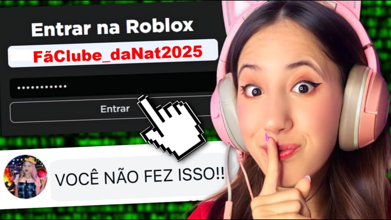 INVADI a CONTA DA MINHA FÃ no ROBLOX! 😱